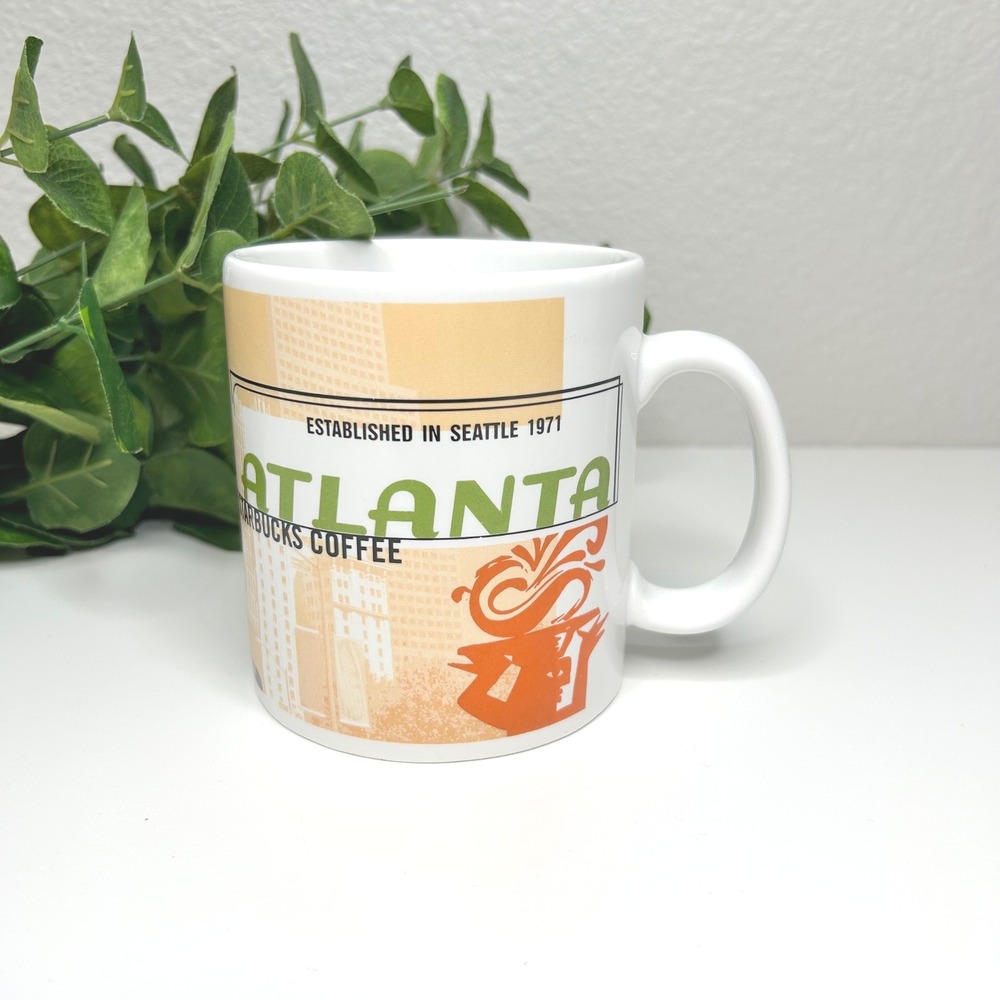 Starbucks‎ 1999 Atlanta Collector Mug Collage Series